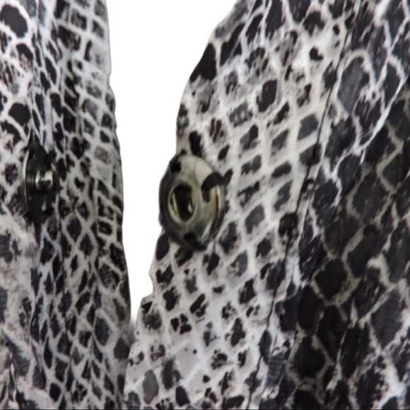 Chico’s Black and White Jacket XL (16) - Picture 3 of 7